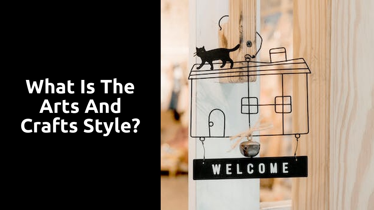 What is the arts and crafts style?